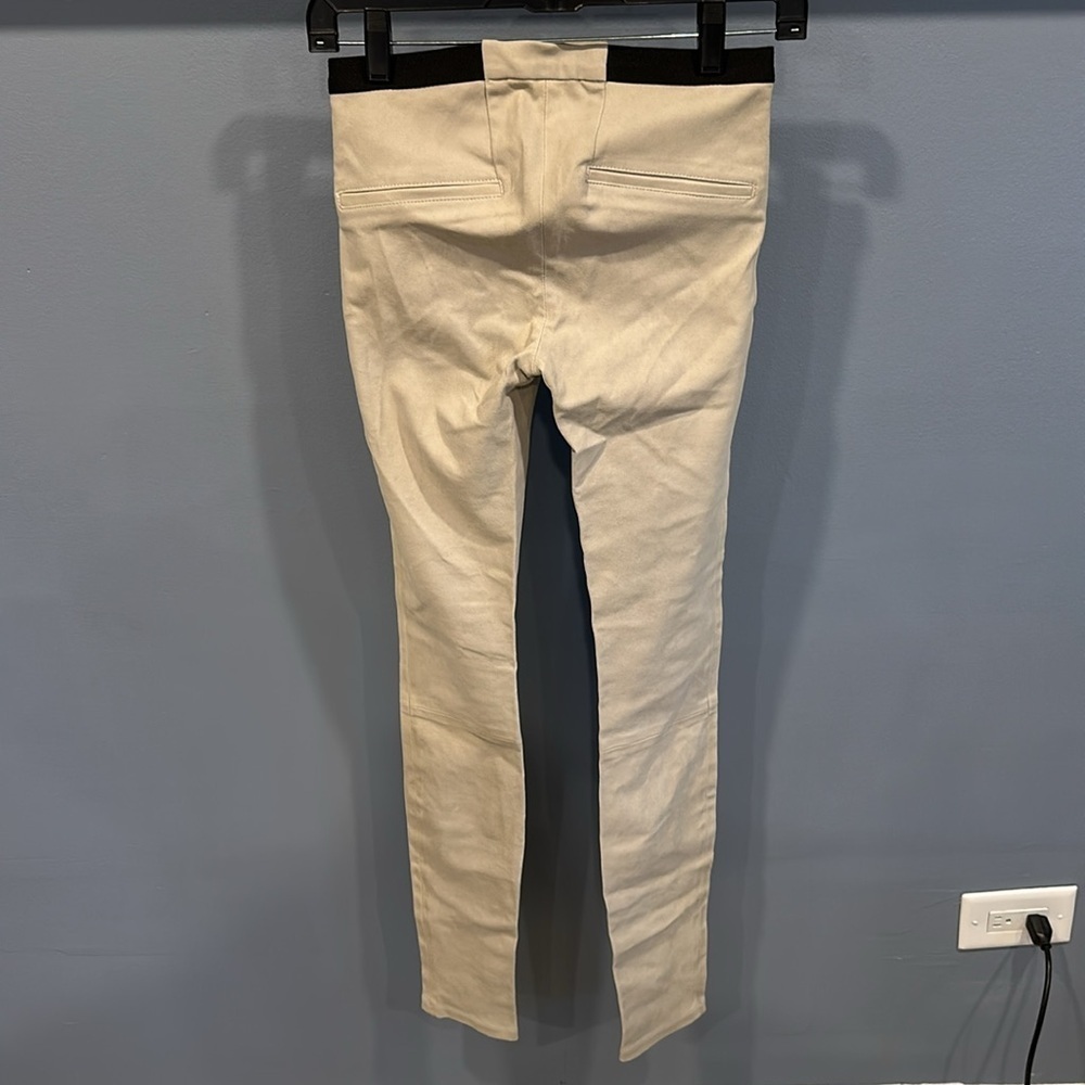 New Helmut Lang Leather Leggings NWT Size 0 - Picture 6 of 7